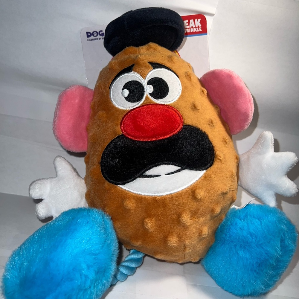 Hasbro Plush Potato Toy with Red and Blue Features